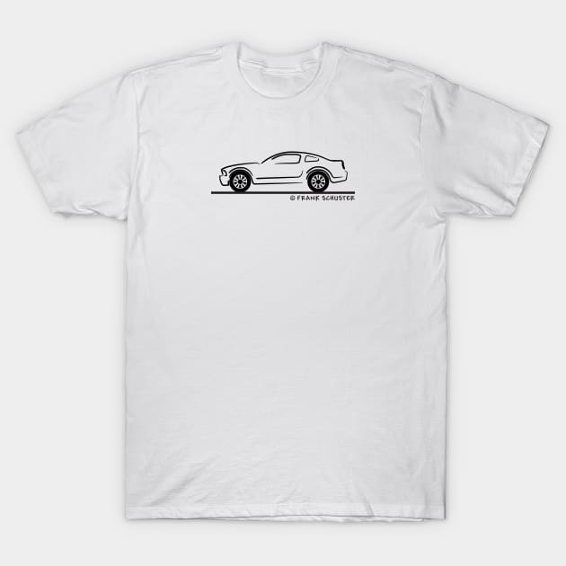 2004 - 14 Mustang Fastback T-Shirt by PauHanaDesign